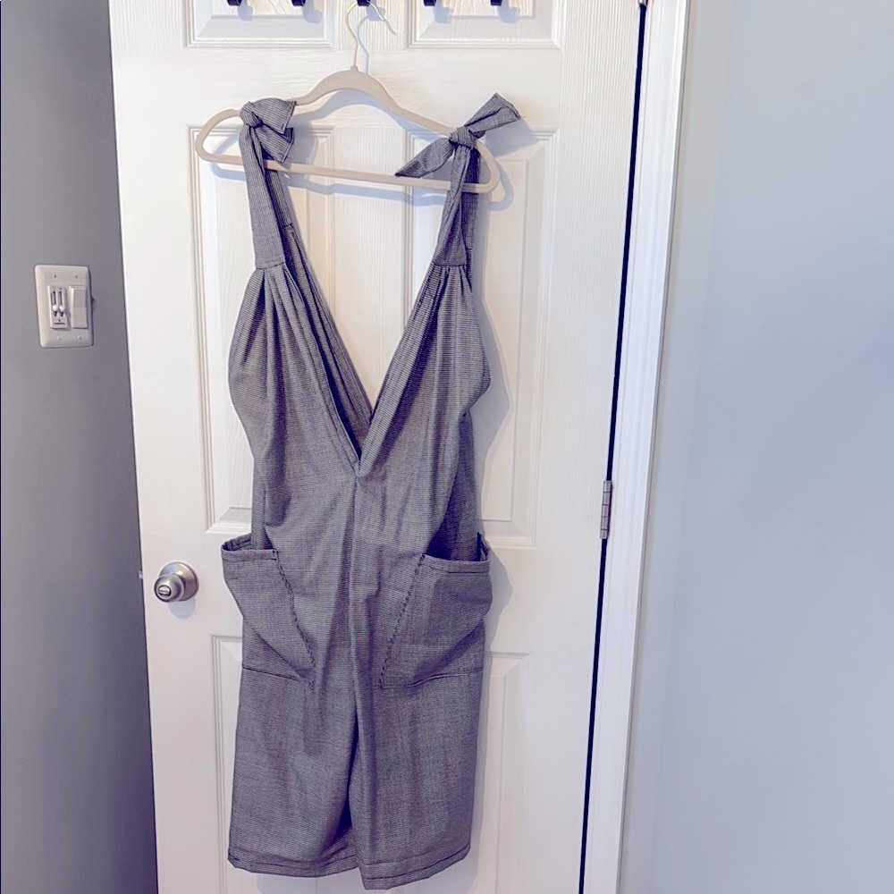 Chic Houndstooth romper